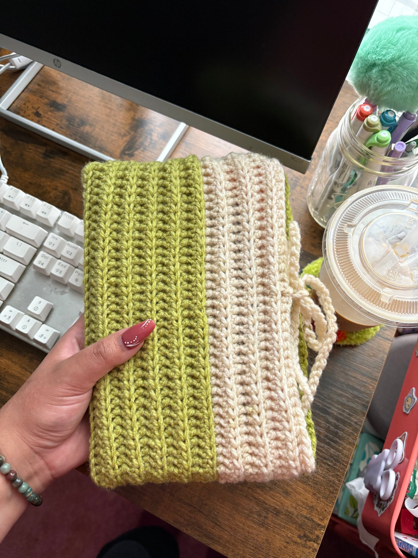 Matcha Crochet Paperback Sleeve