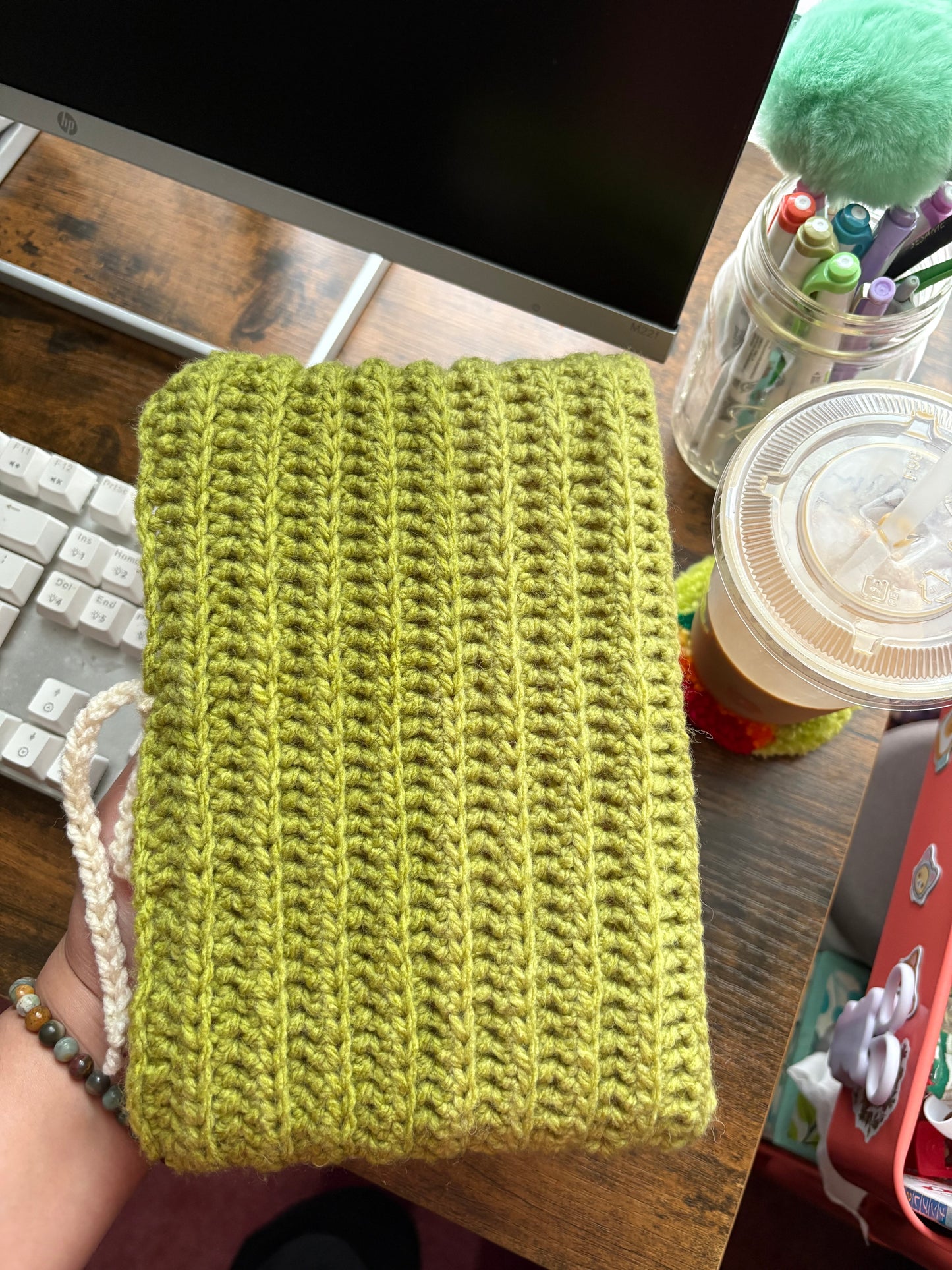 Matcha Crochet Paperback Sleeve