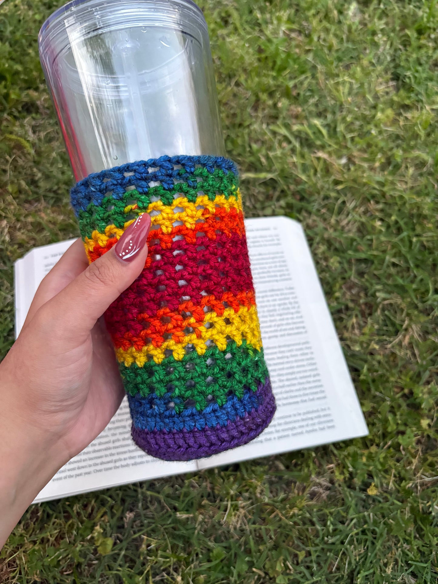 Pride Crochet Cup Sleeves