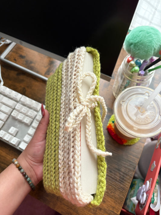 Matcha Crochet Paperback Sleeve
