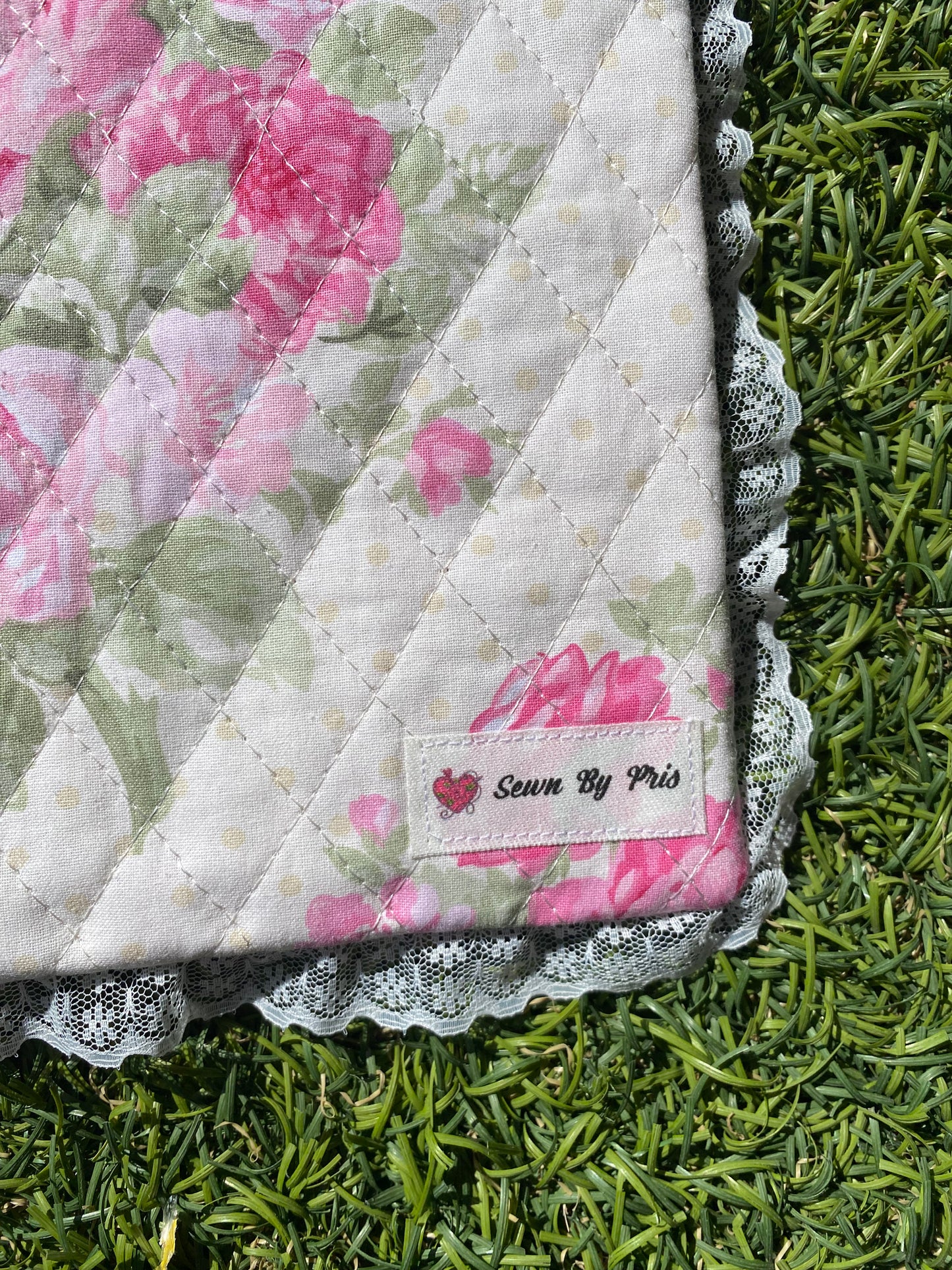 Quilted Floral Oopsie Book Sleeve