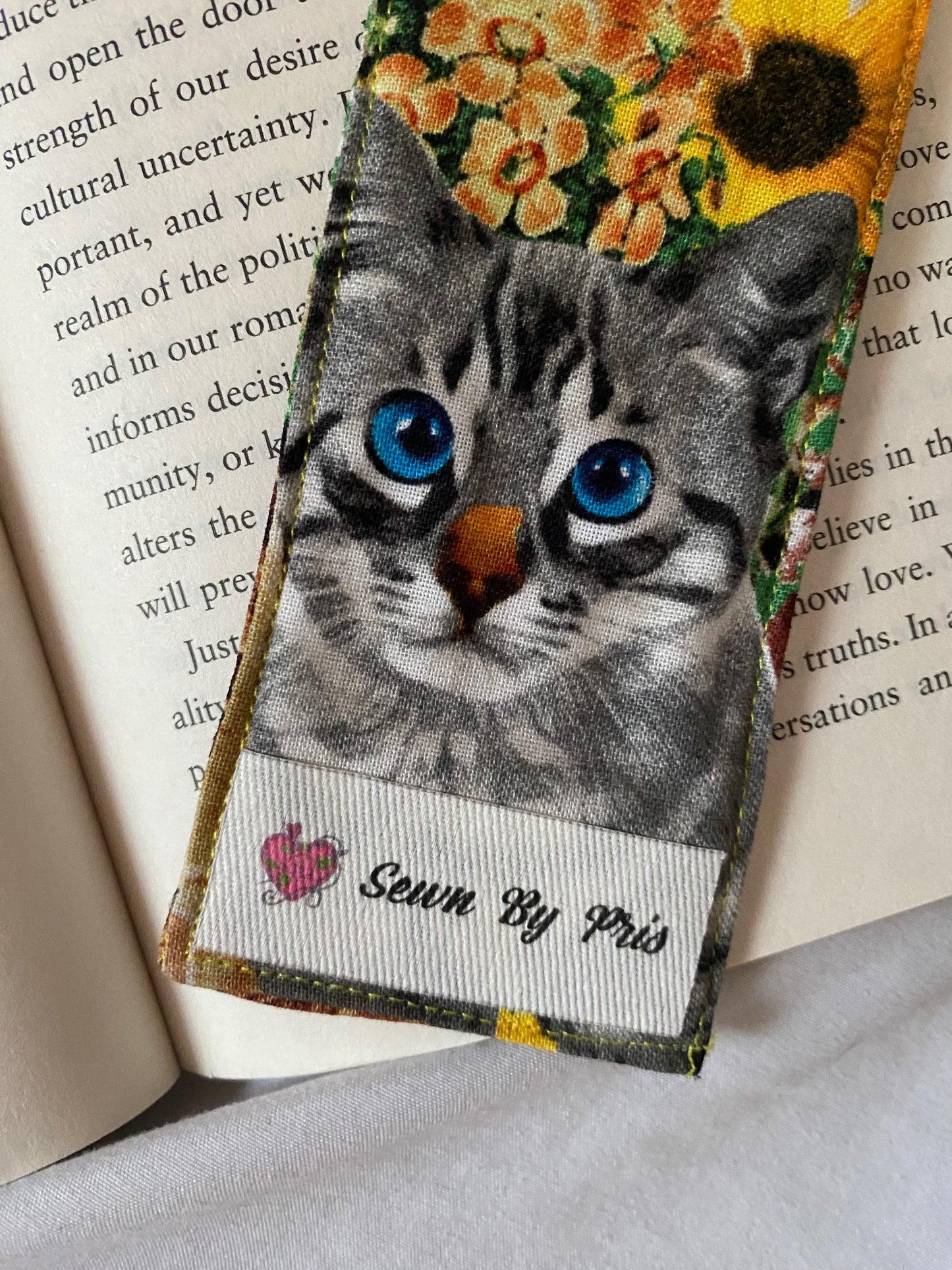 Sunflower Kitties Bookmark