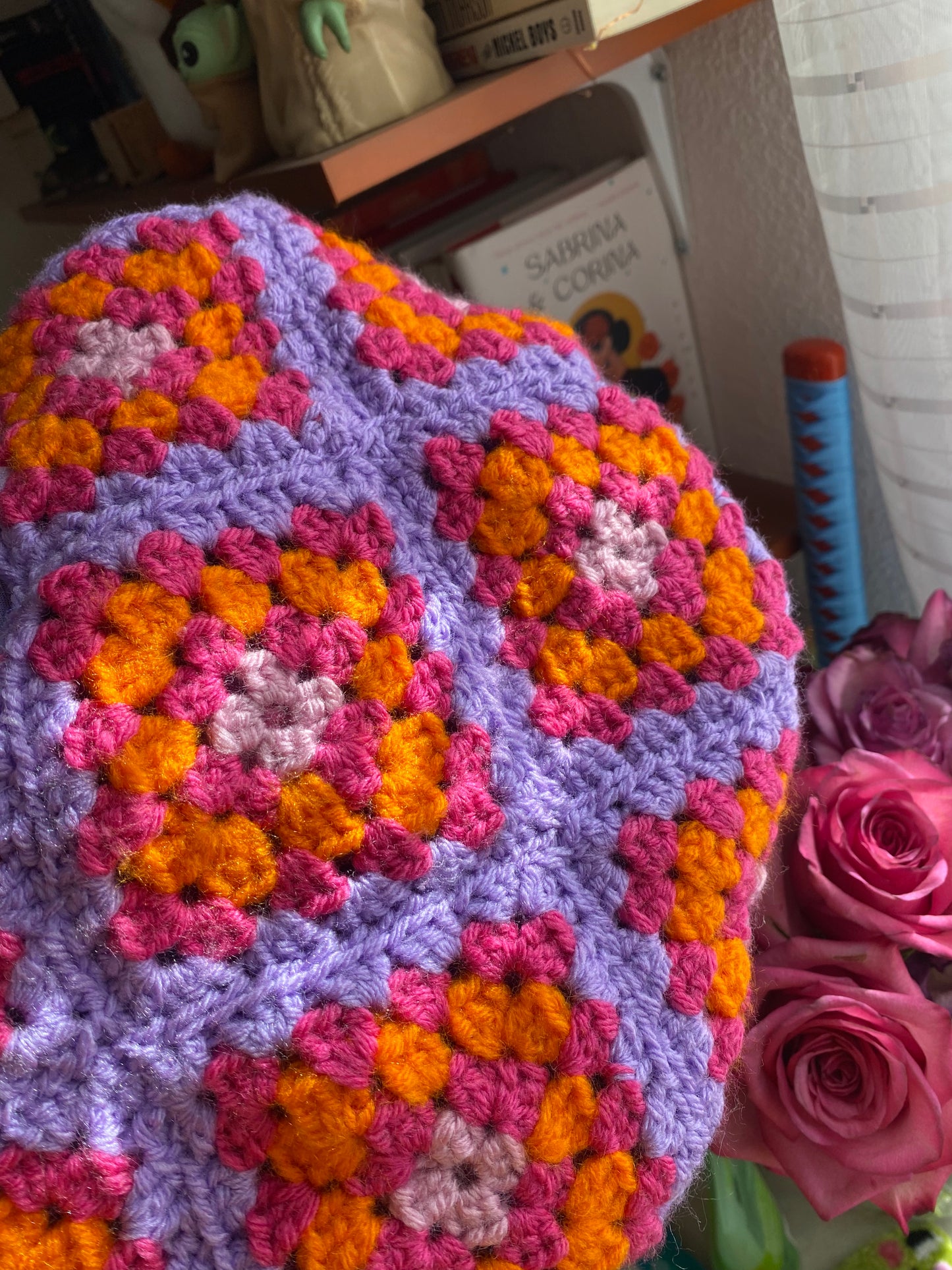 Homegirls Granny Square Crochet Tote