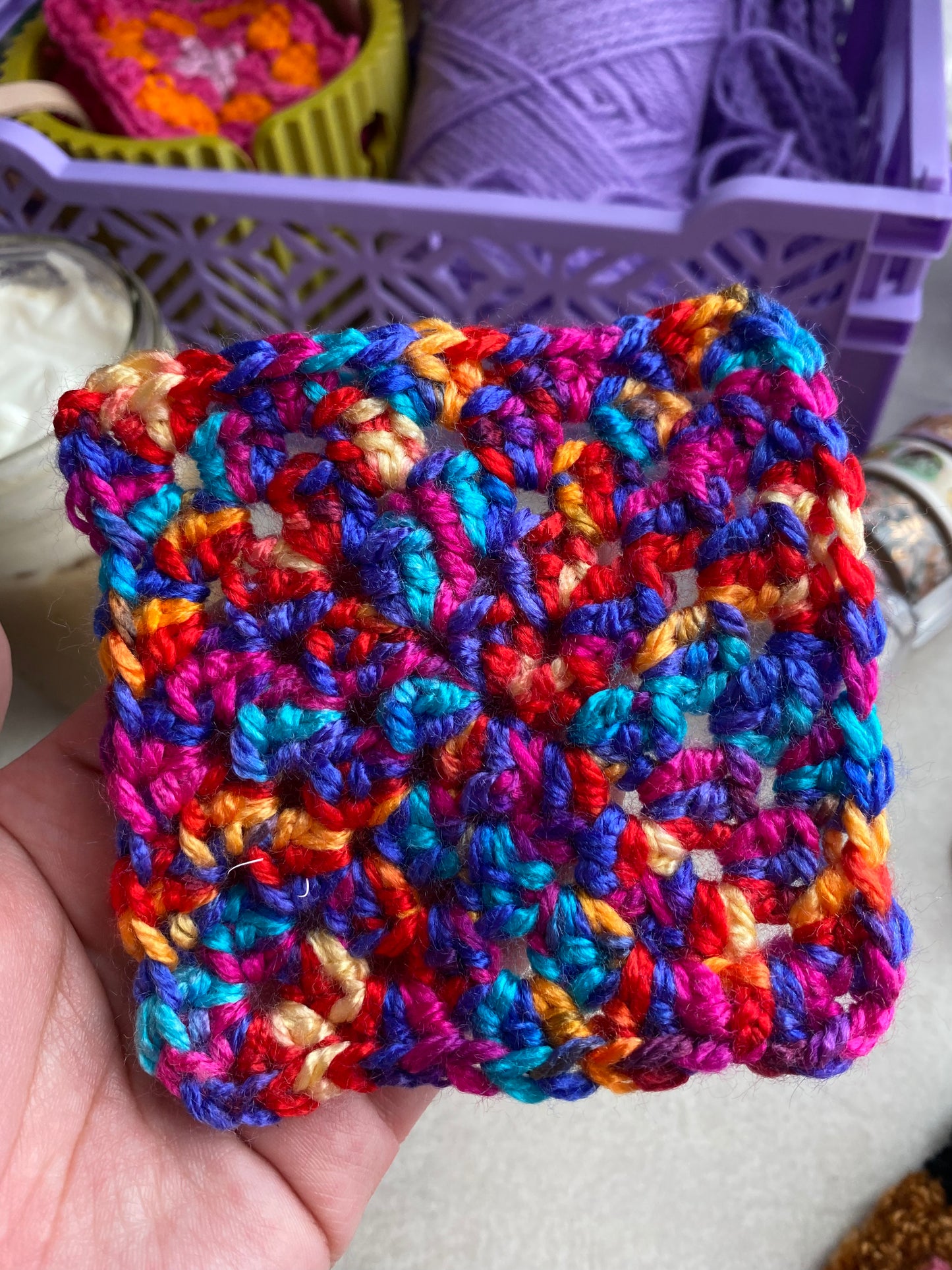 Celebrar Crochet Coaster