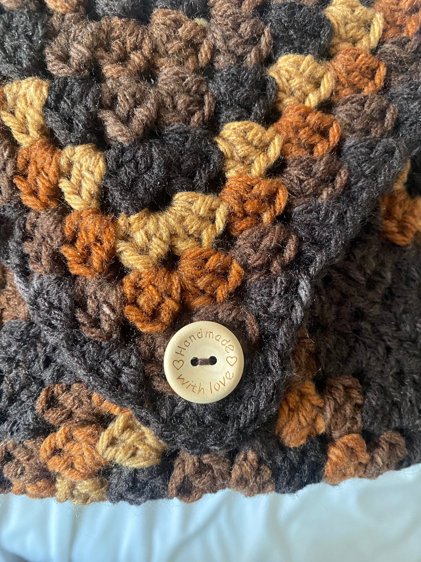 Brown Kindle Crochet Sleeve