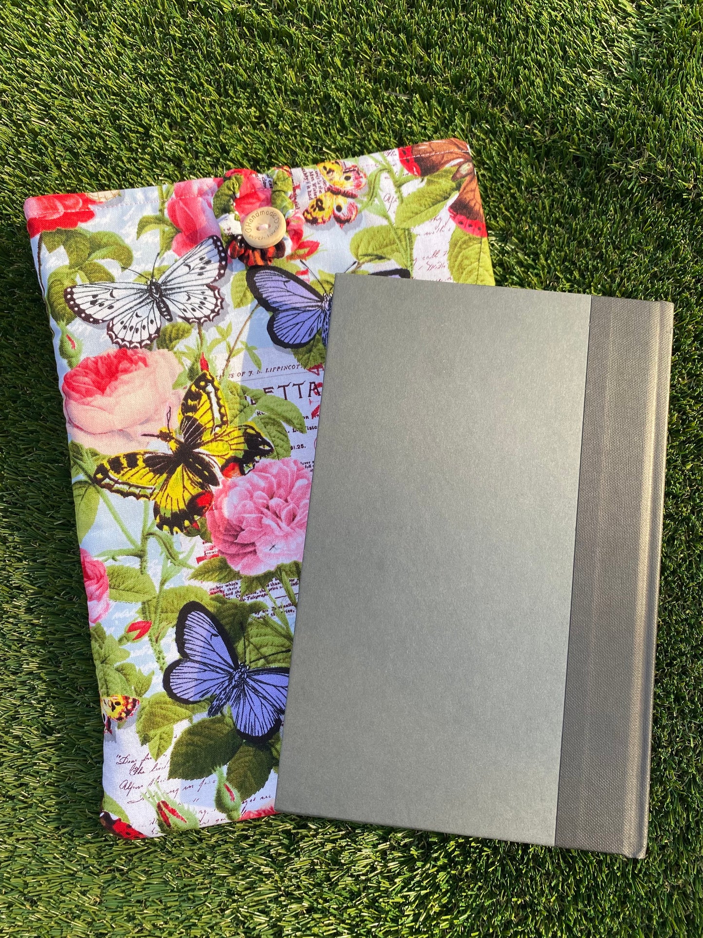 Butterfly Floral Book Sleeve